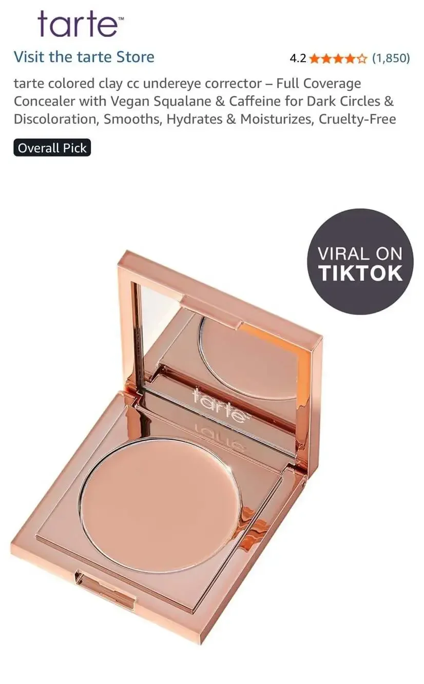 tarte Colored Clay CC Undereye Corrector Light-Medium Peach